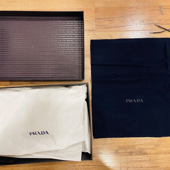 PRADA Men’s Logo Plaque Chunky Sole Loafers BLACK US SHOE SIZE 9.5 main image 2